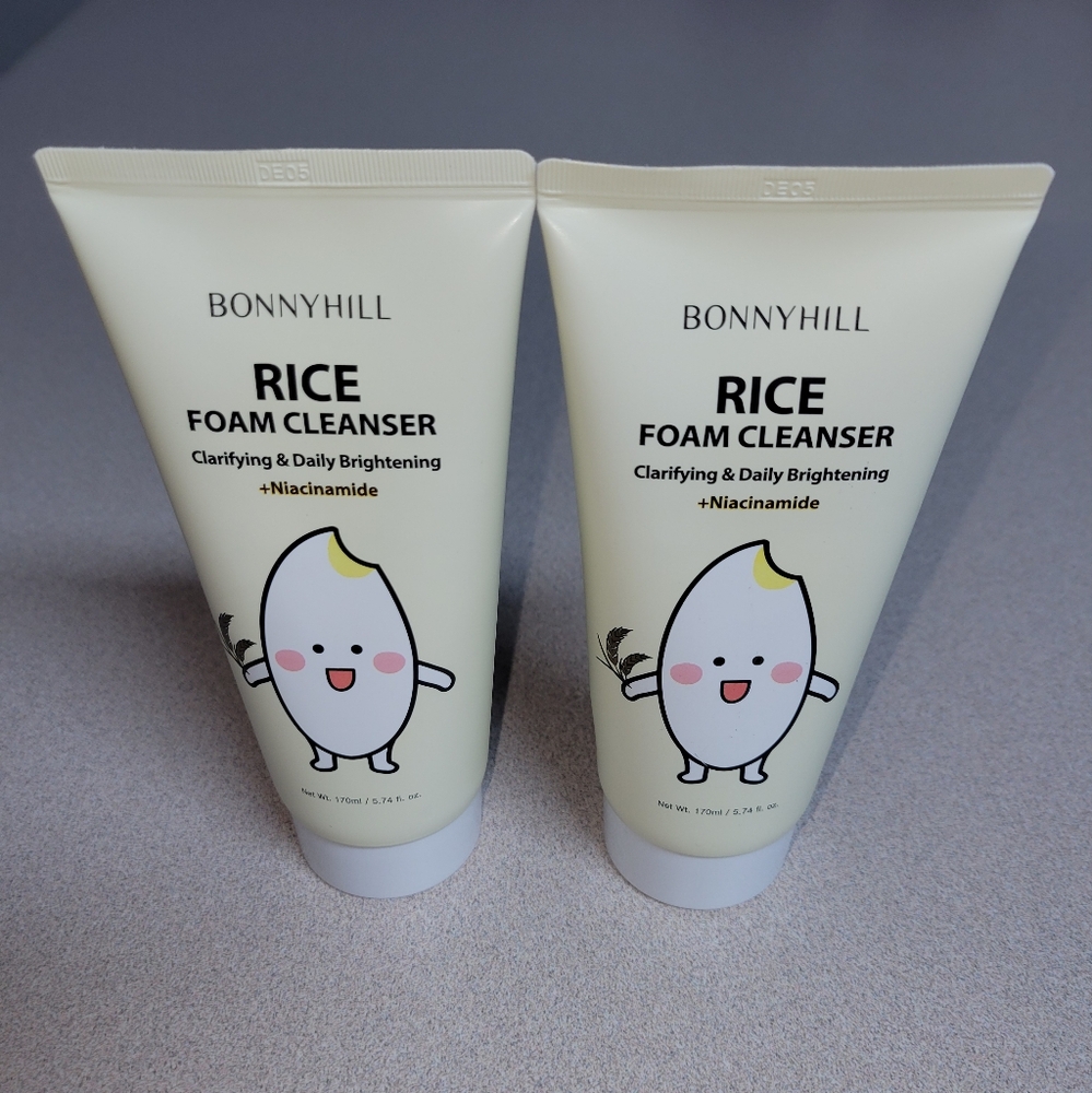 Bonnyhill Rice Foam Cleanser 2pk